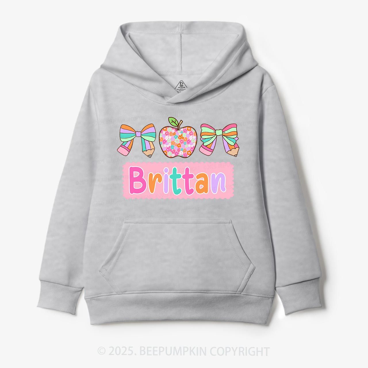 Personalized Pretty Name Kid's Hoodies Beepumpkin