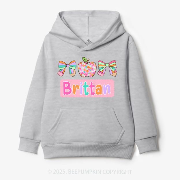 Personalized Pretty Name Kid's Hoodies Beepumpkin