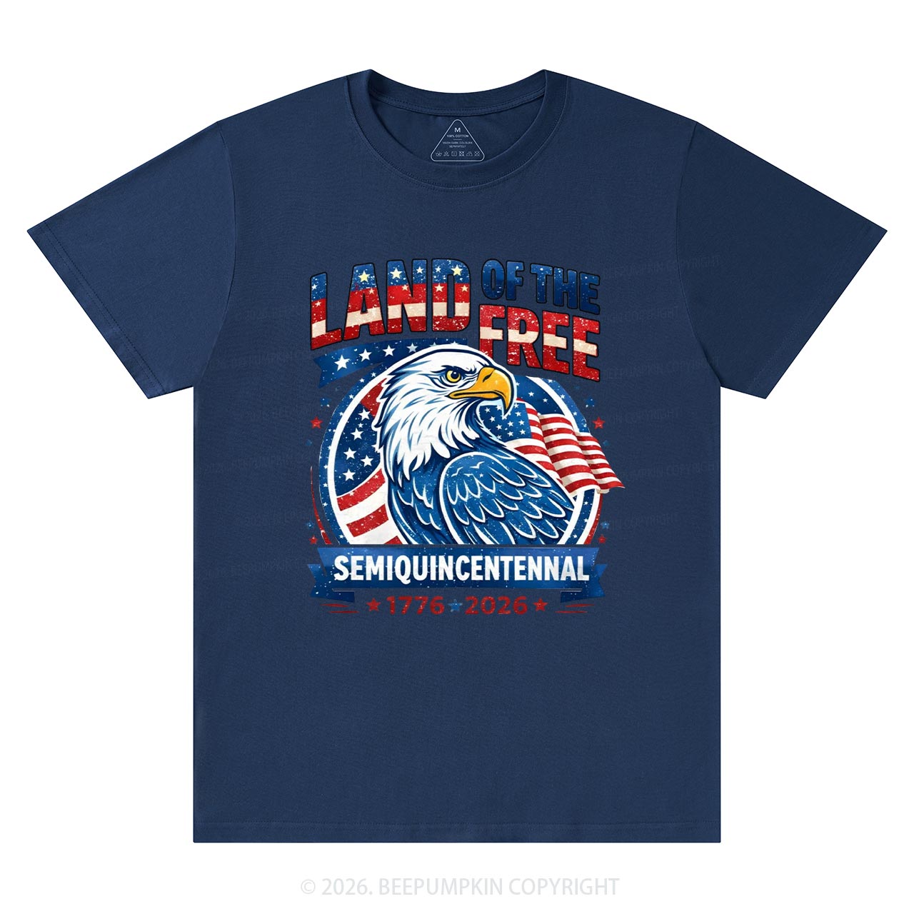 Patriotic Land Of The Free America 250 T-Shirts
