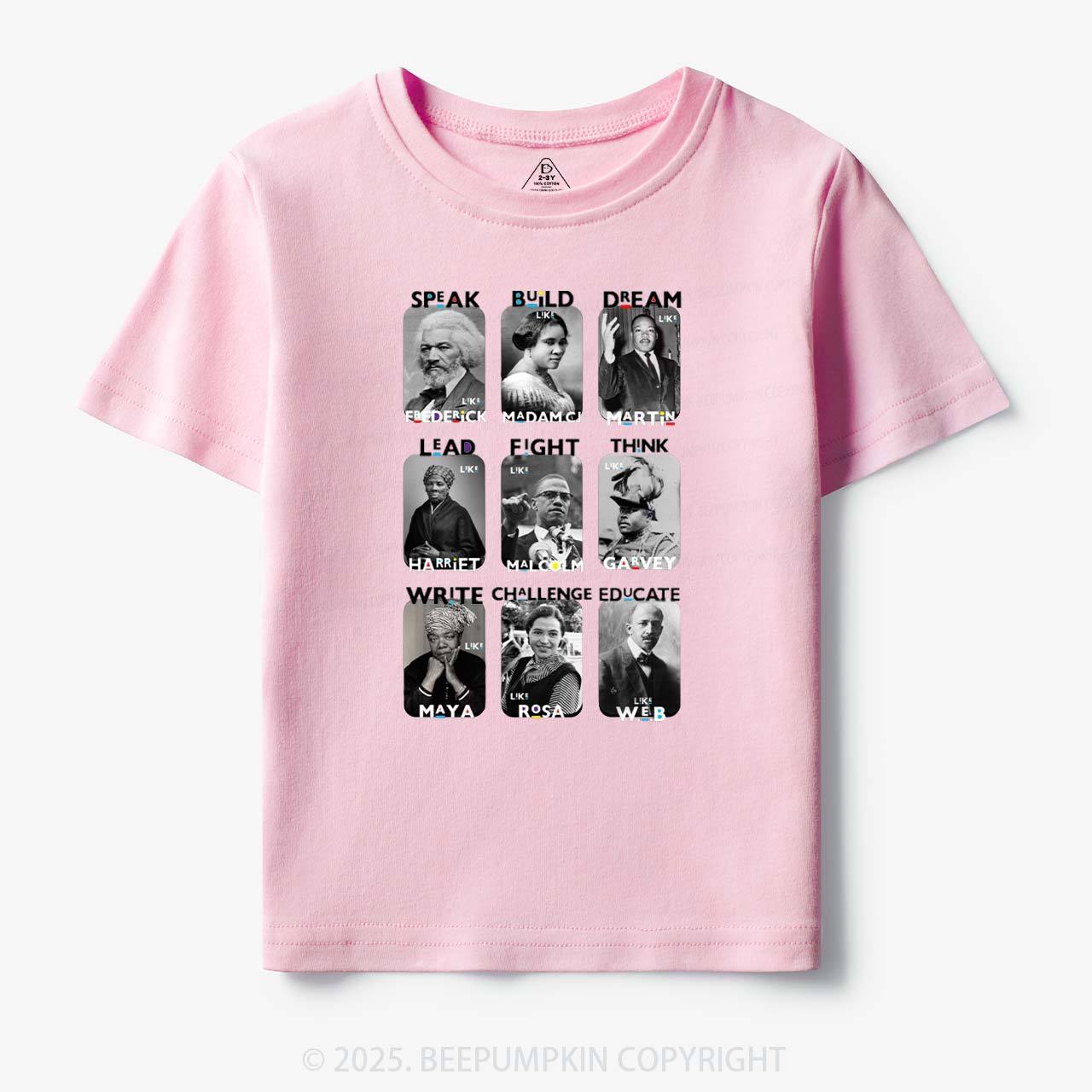 Inspired By Black History Toddler&Kid's Tees Beepumpkin