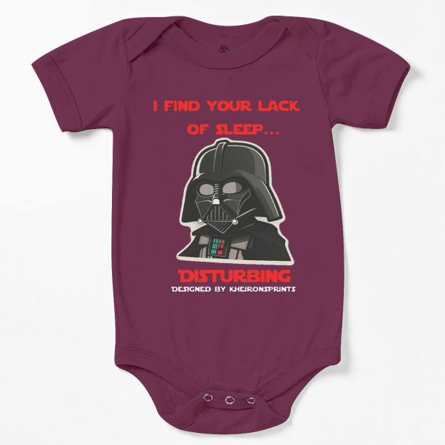 I Find Your Lack Of Sleep... Disturbing Bodysuit Beepumpkin