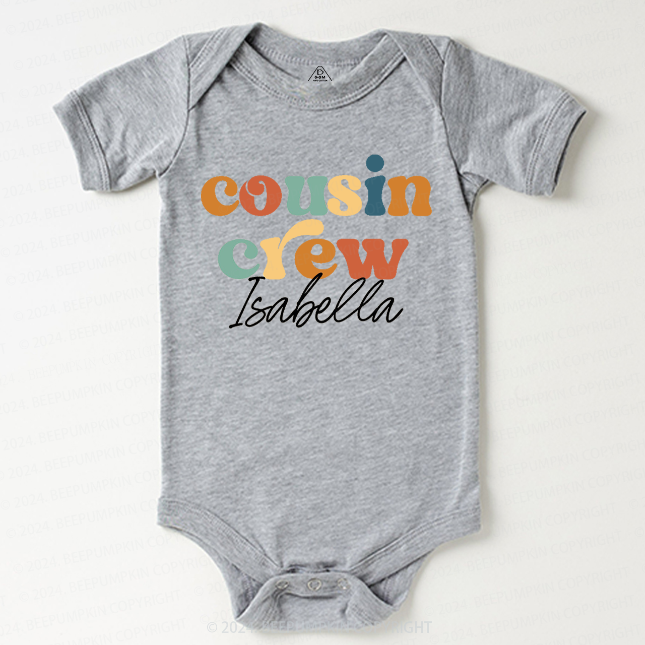 Personalized Cousin Crew Baby Bodysuit 