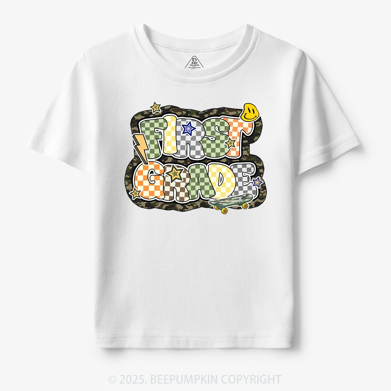 Personalized School Boy Sublimation File Toddler&Kid's Tees Beepumpkin