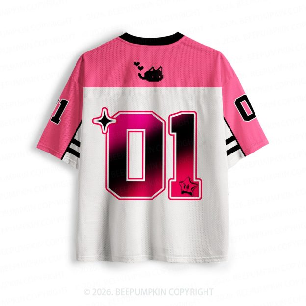 First of All I'm a Delight Black Cat Toddler&Kid's Sport Jersey