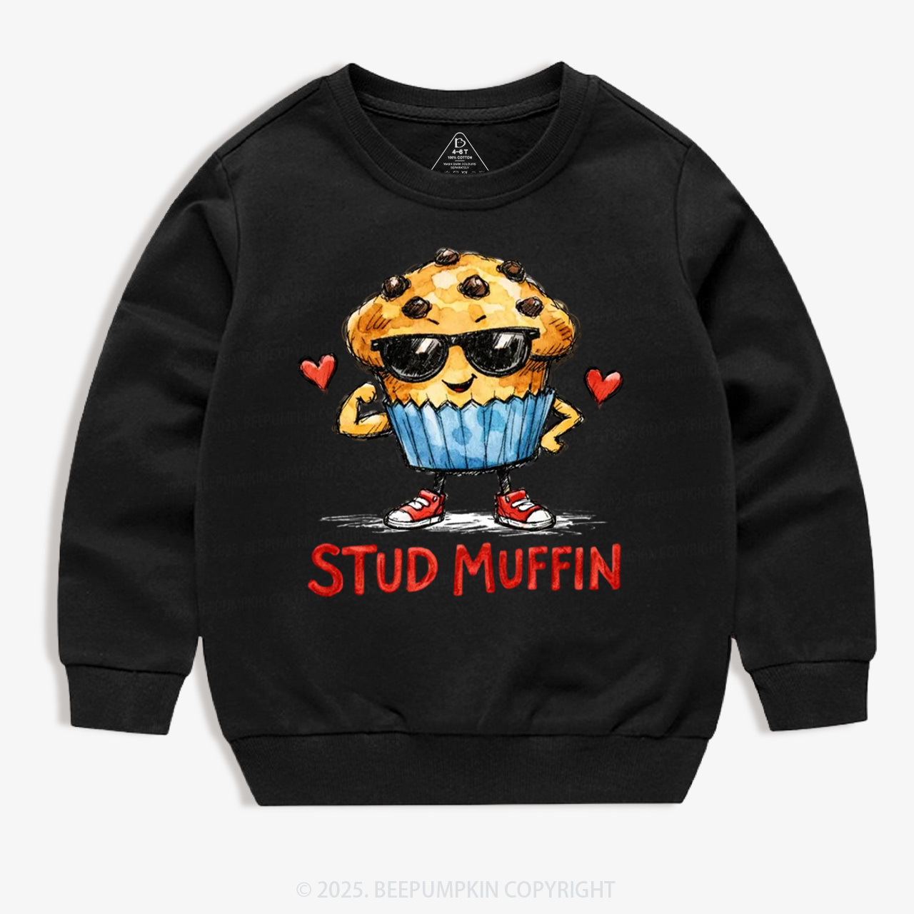 Stud Muffin Valentine's Day Kid's Sweatshirt