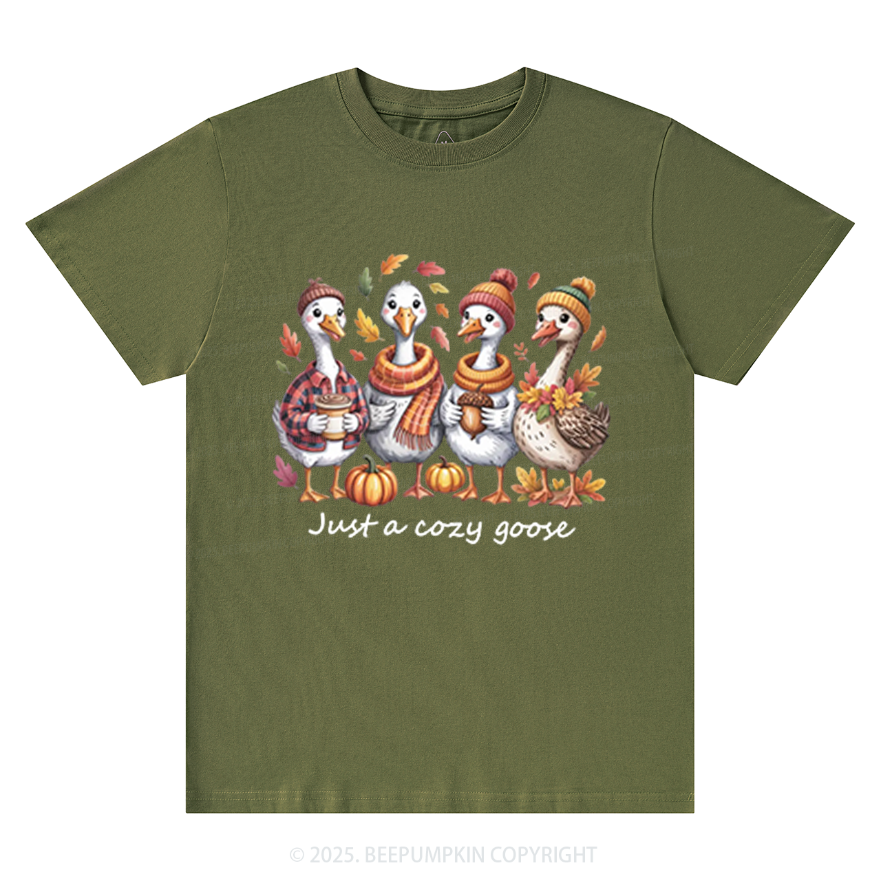 Just a Cozy Goose T-Shirts Beepumpkin