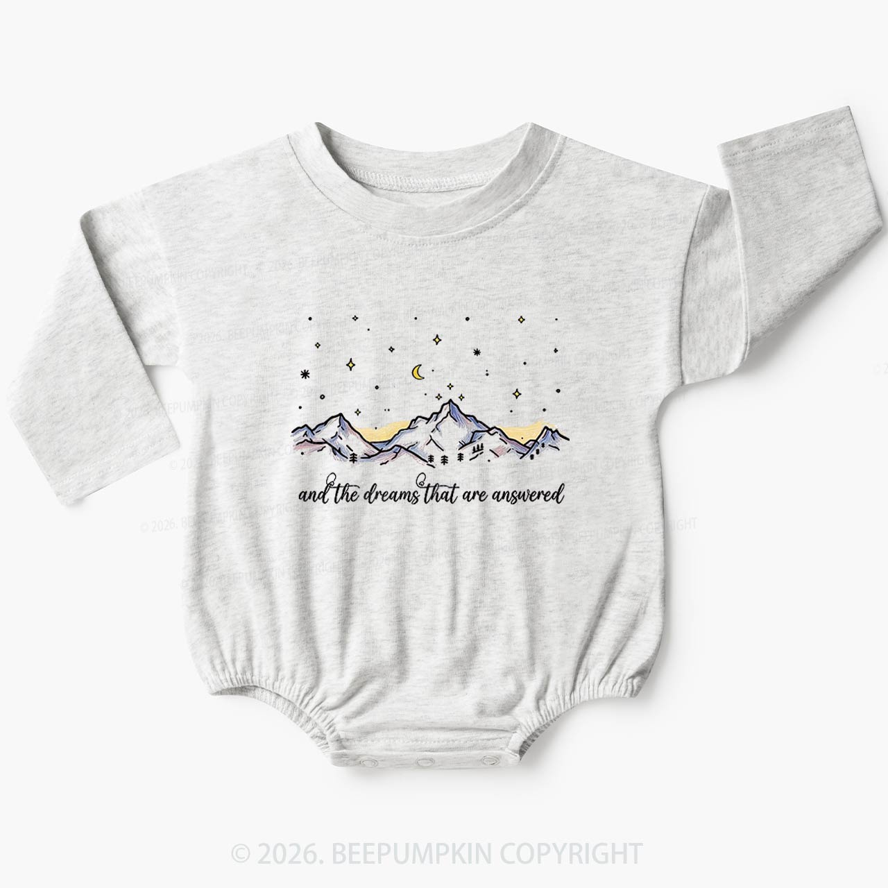 Dreams That Are Answered Baby Bubble Romper