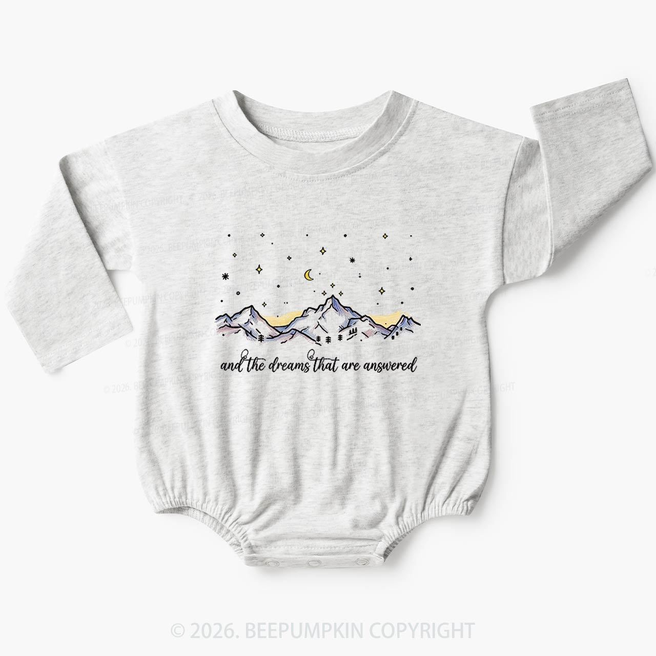 Dreams That Are Answered Baby Bubble Romper