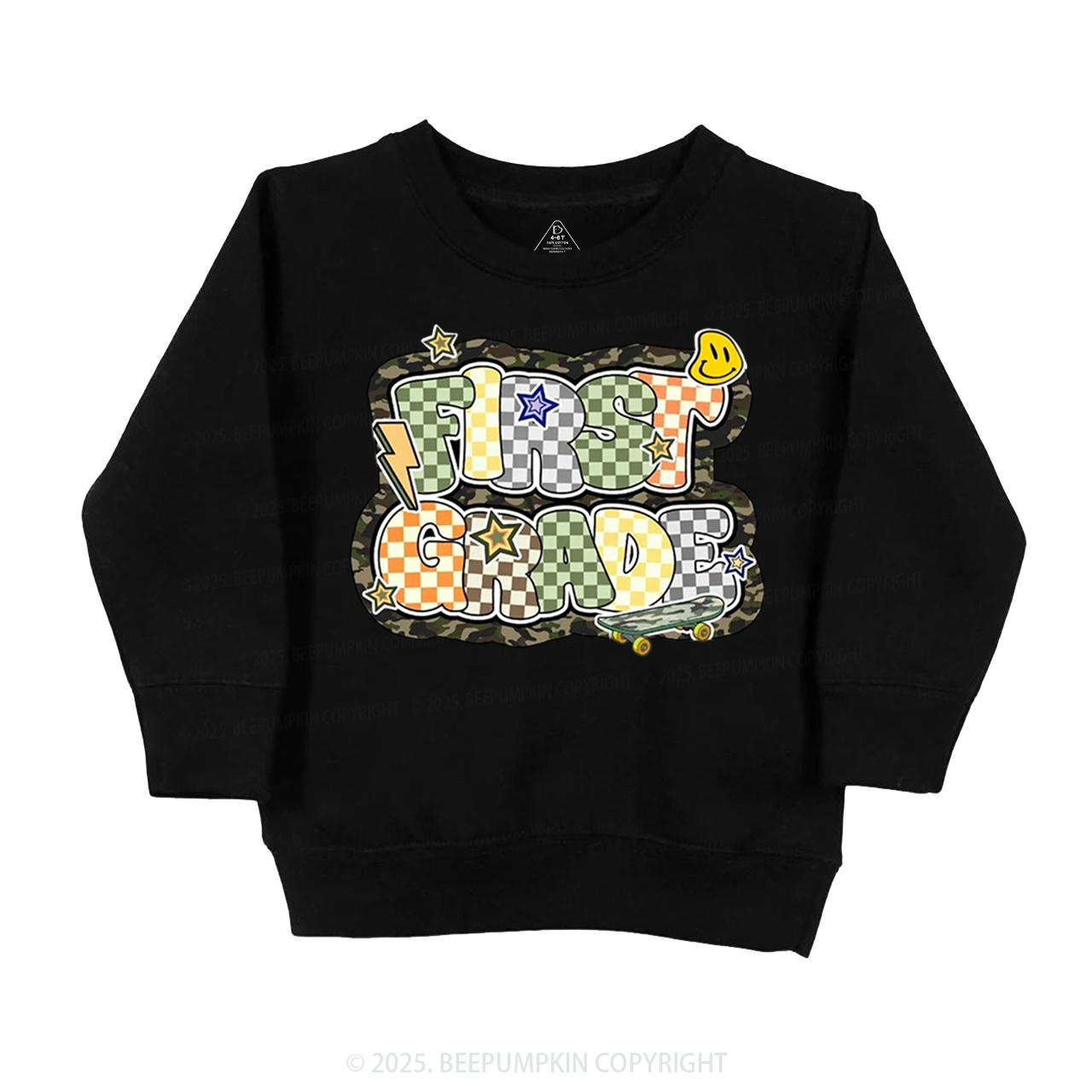 School Boy Sublimation File Kid's Sweatshirt