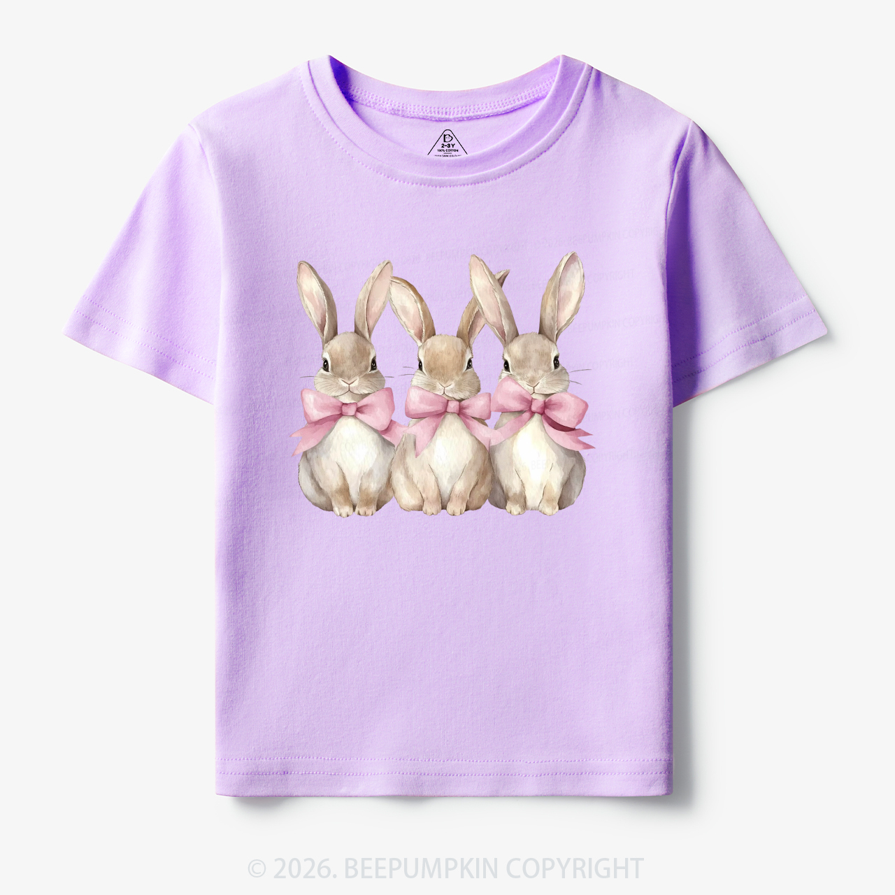 Triple Bunny Hug Easter Toddler&Kid's Tees