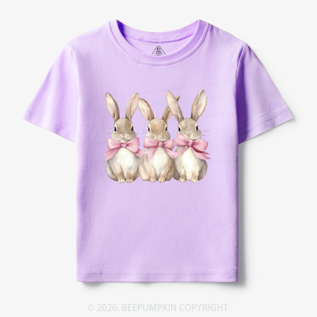Triple Bunny Hug Easter Toddler&Kid's Tees