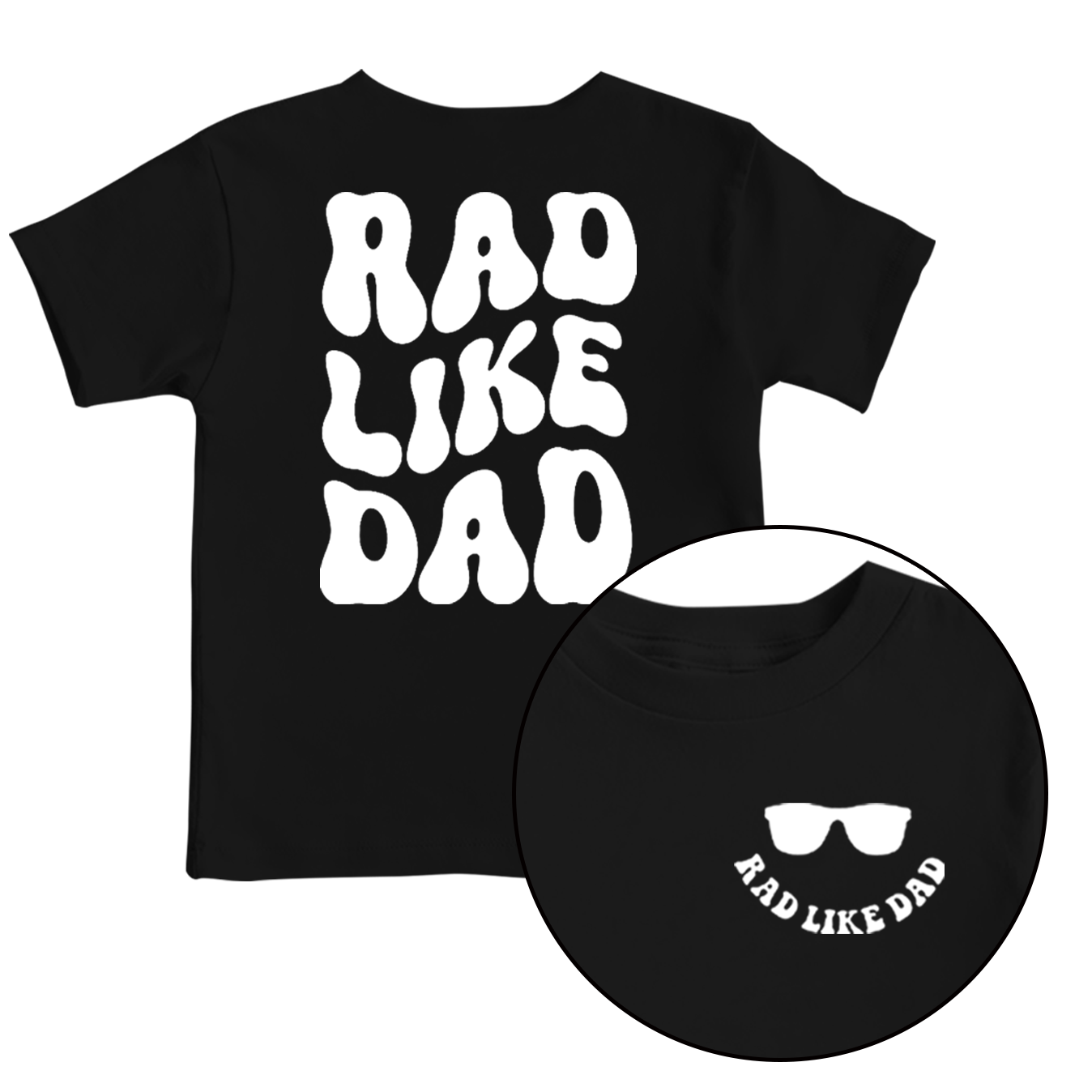 Rad Like Dad Toddler&Kid's Tees Beepumpkin
