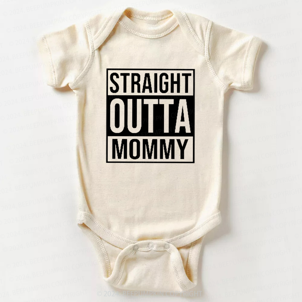 Straight Outta Mommy Bodysuit For Baby 7