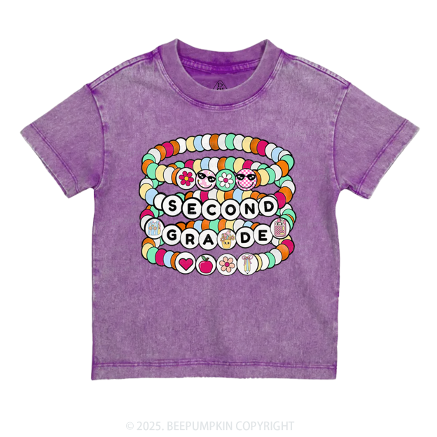 Personalized Friendship Bracelet Toddler&Kids Washed Tees