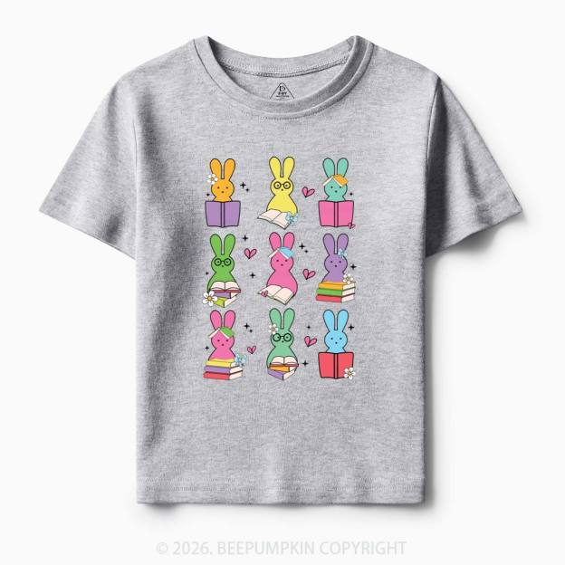 Book Lover Easter Bunnies Toddler&Kid's Tees