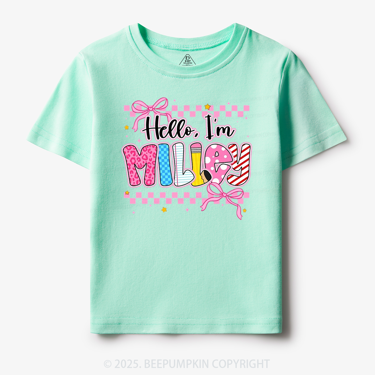 Personalized Sweet & Sassy Toddler&Kid's Tees Beepumpkin