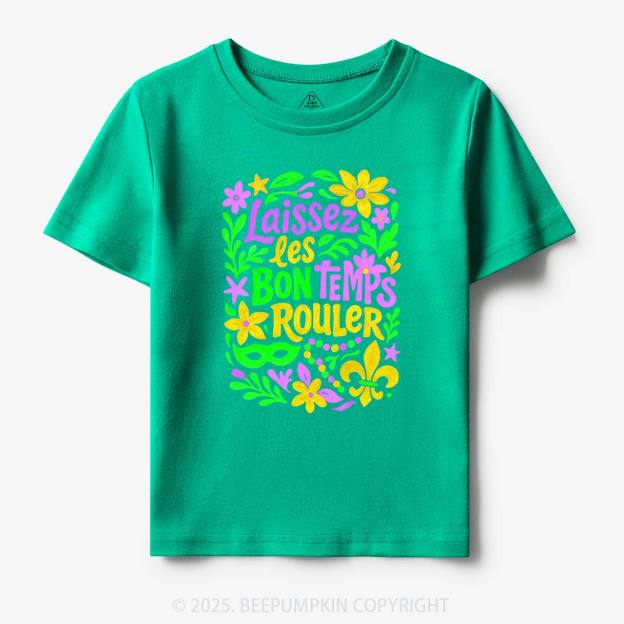 Laissez Les Bon Temps Rouler Toddler&Kid's Tees Beepumpkin