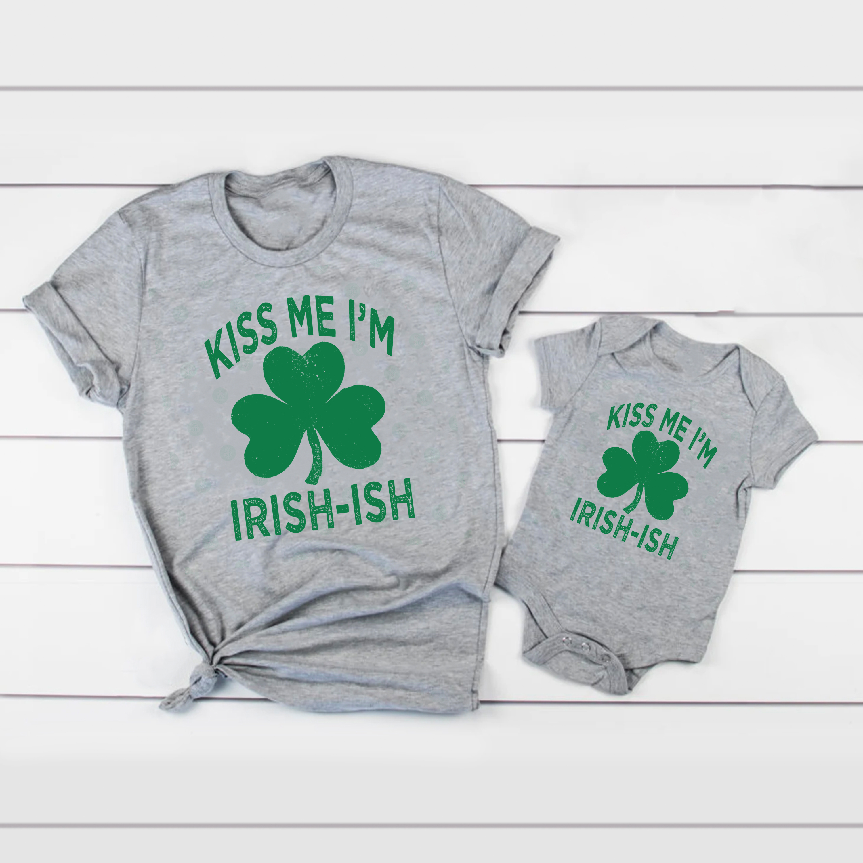 Kiss Me I'm Irish St.Patrick's Day Matching Shirts