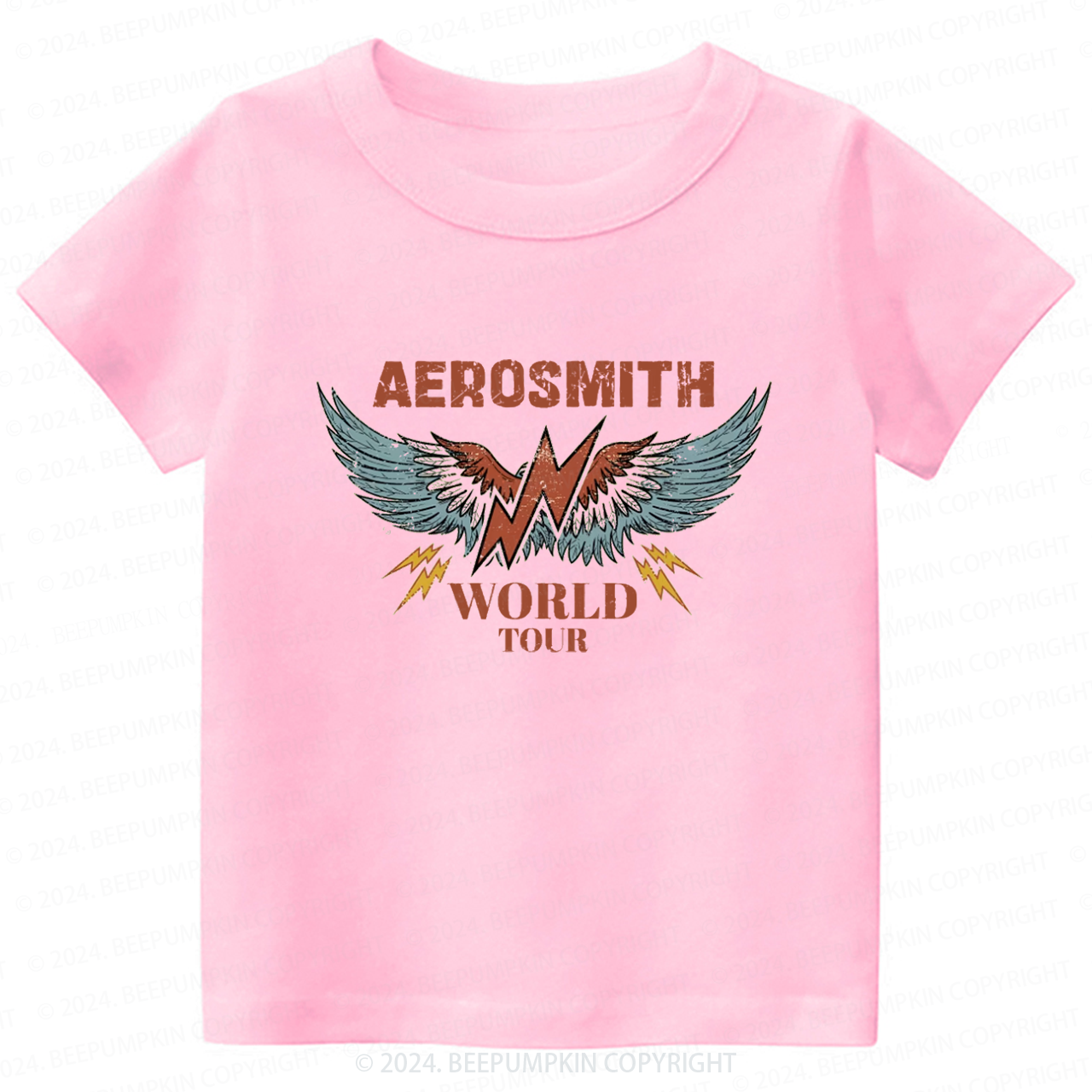 Rock n Band Band Wings Toddler&Kids Tees 8