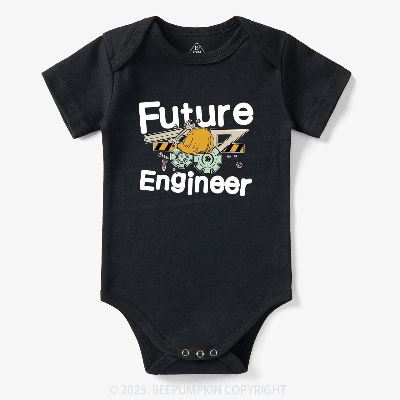 Mechanical Future Engineer Bodysuit For Baby