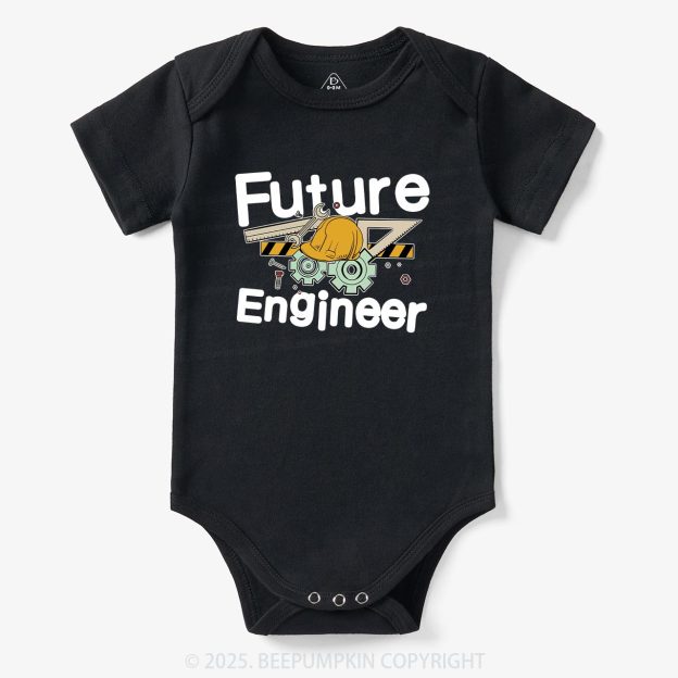 Mechanical Future Engineer Bodysuit For Baby