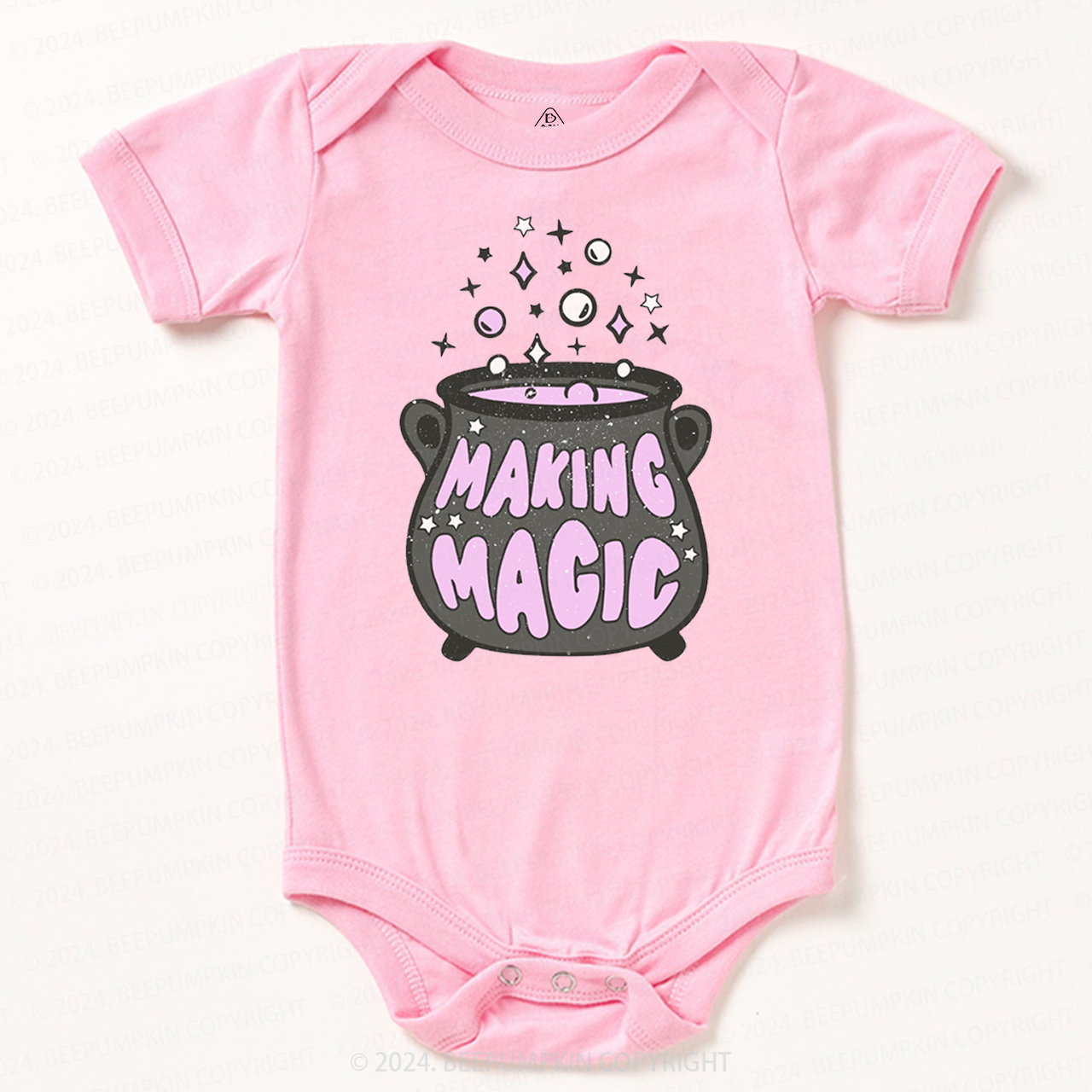 Making Magic Witch Halloween Baby Bodysuits 