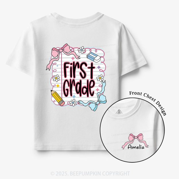 Personalized Back To School Bundle Toddler&Kid's Tees Beepumpkin