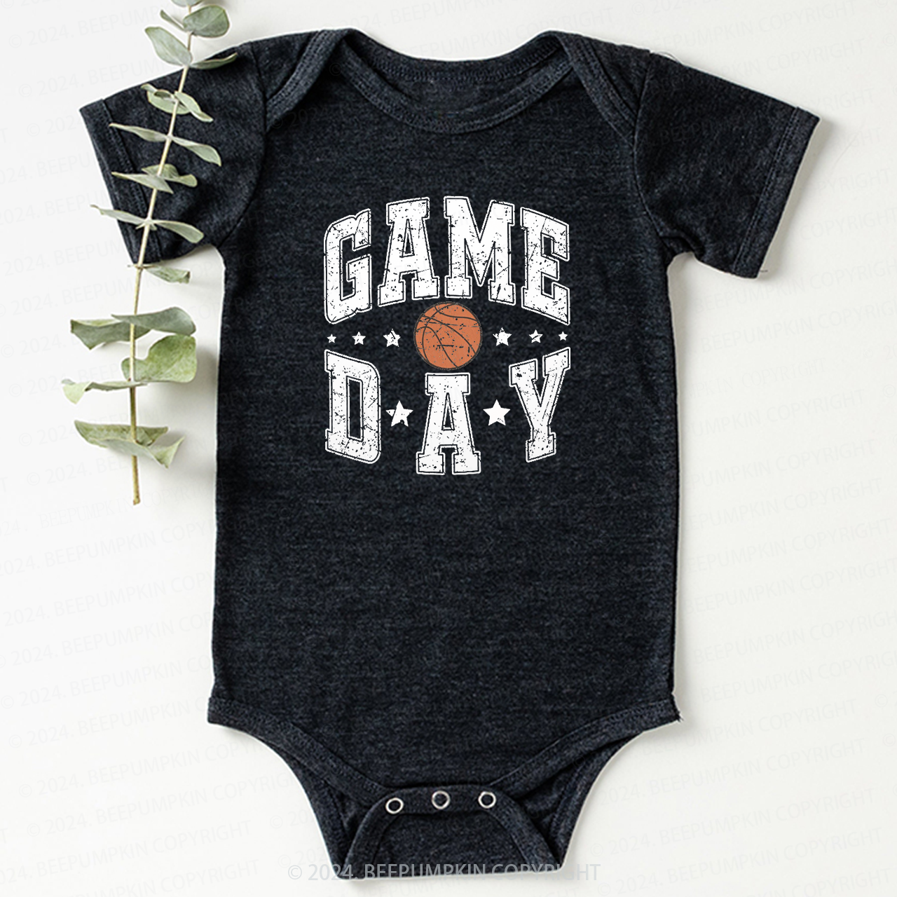 Game Day Basketball Bodysuit For Baby 