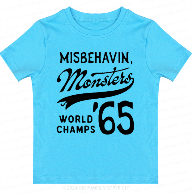 Misbehavin' Monsters Toddler&Kids Tees