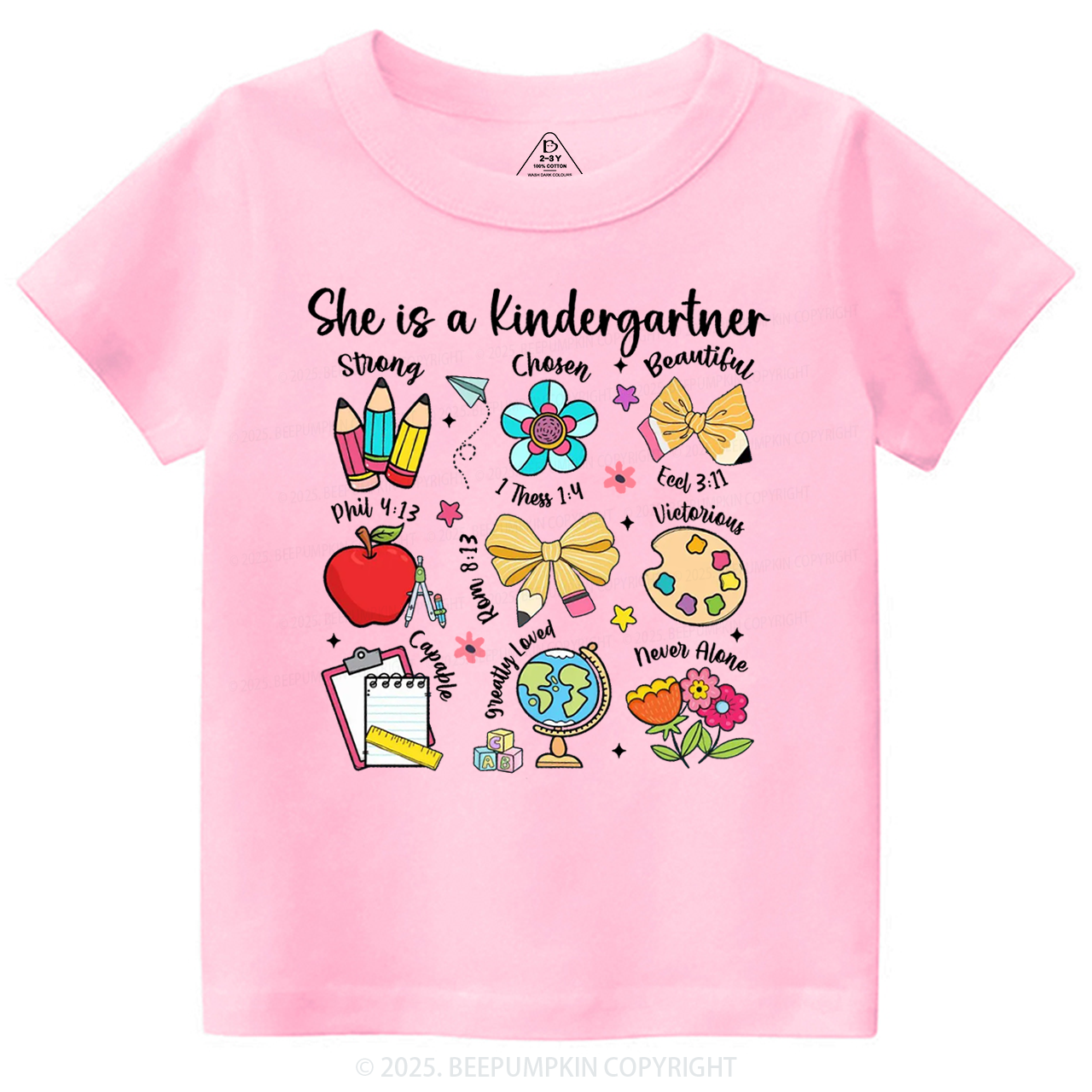 Personalized Bright & Brilliant Grader Toddler&Kid's Tees Beepumpkin