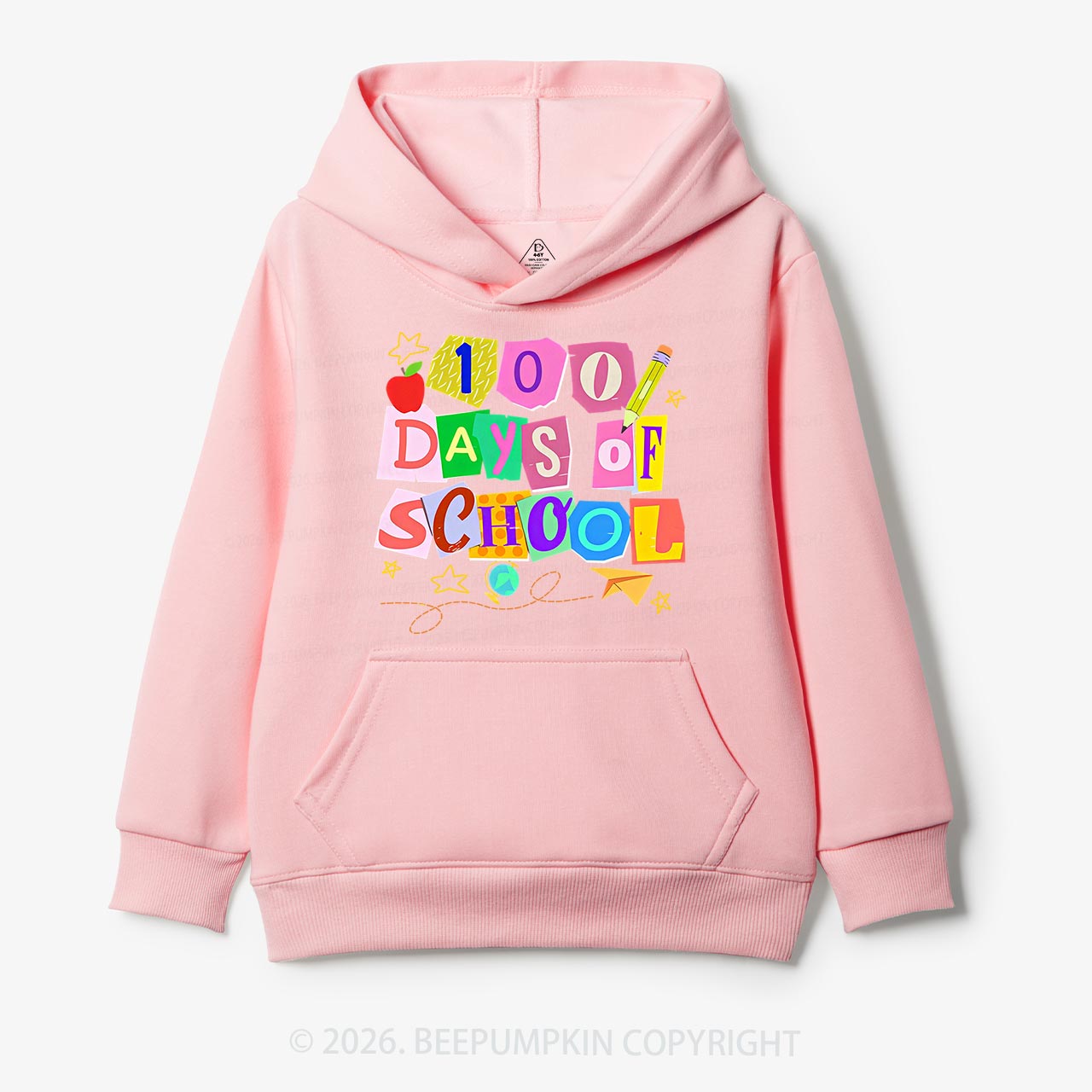 Crafty Classroom 100 Days Edition School Toddler&Kid's Hoodies