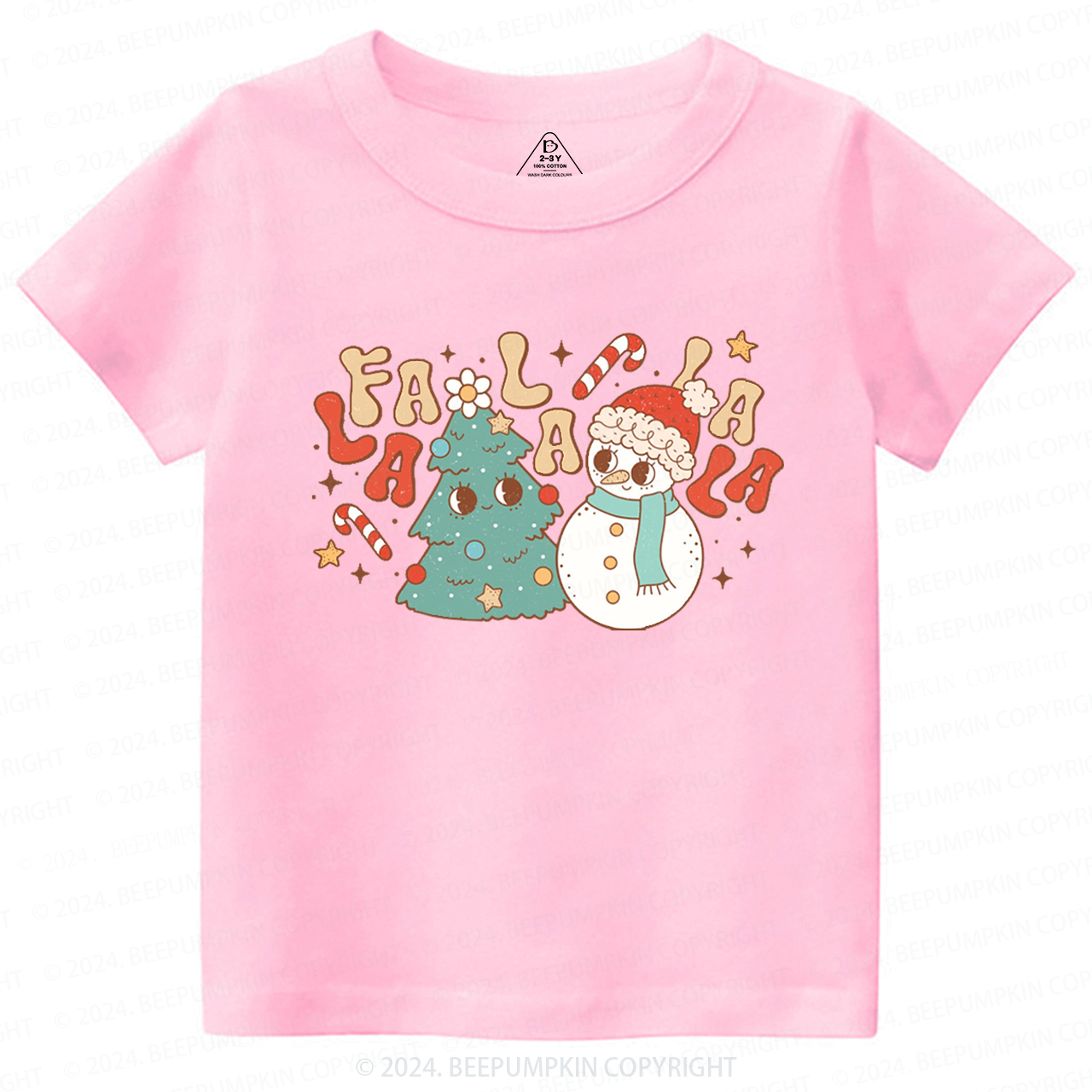 Christmas Fa La La La Toddler&Kids Tees 