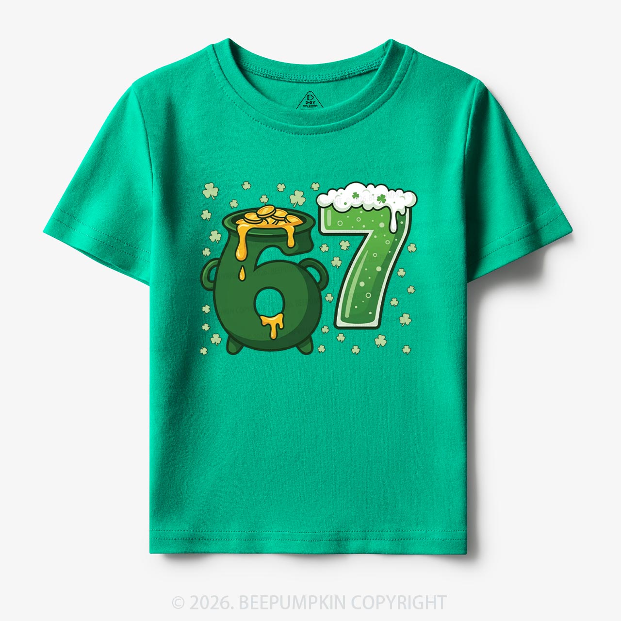 Six Seven St Patrick's Day Toddler&Kid's Tees Beepumpkin