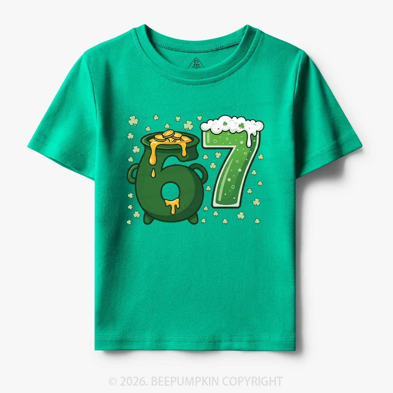 Six Seven St Patrick's Day Toddler&Kid's Tees Beepumpkin