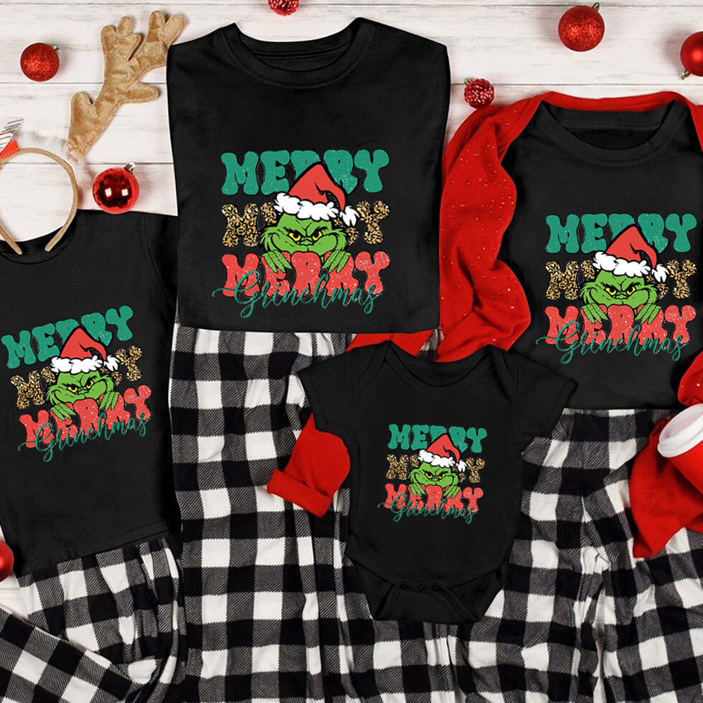 Merry Merry Christmas Family Matching Shirt