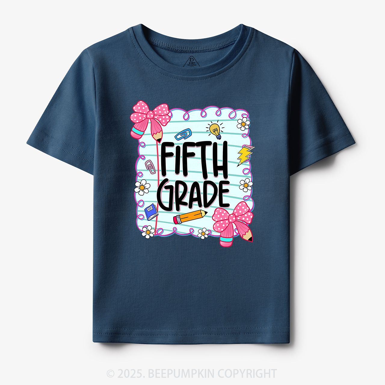 Personalized First Day Of School Toddler&Kid's Tees Beepumpkin