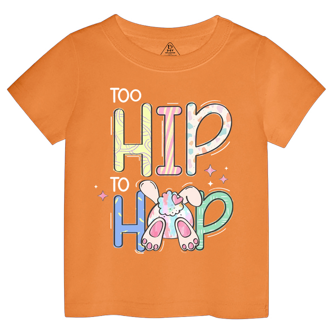 Too Hip To Hop Bunny Toddler&Kid's Tees Beepumpkin