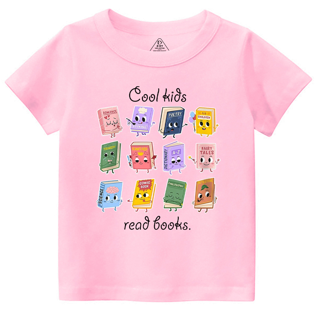 Cool Kids Read Books Toddler&Kid's Tees Beepumpkin