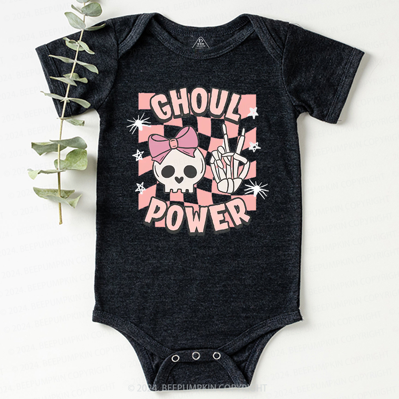 Ghoul Power Halloween Baby Bodysuits 