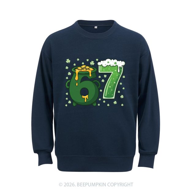Six Seven St Patrick's Day Aldult Sweatshirt