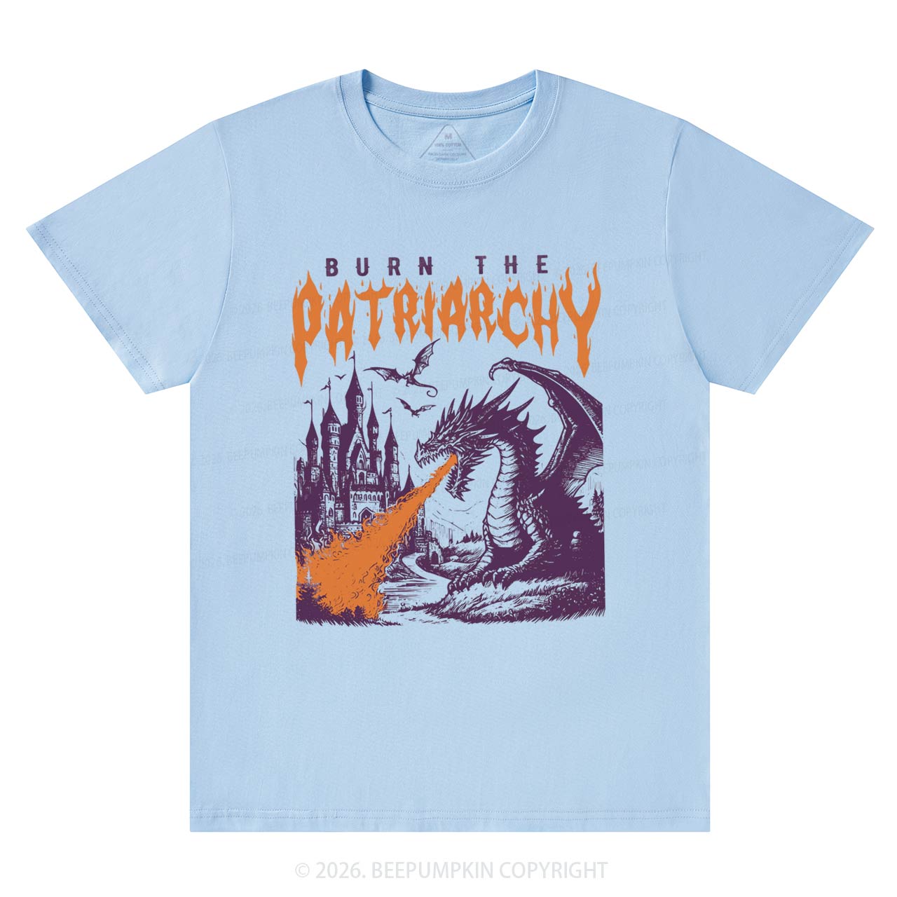 Vintage 90s Feminism Dragon T-Shirts Beepumpkin