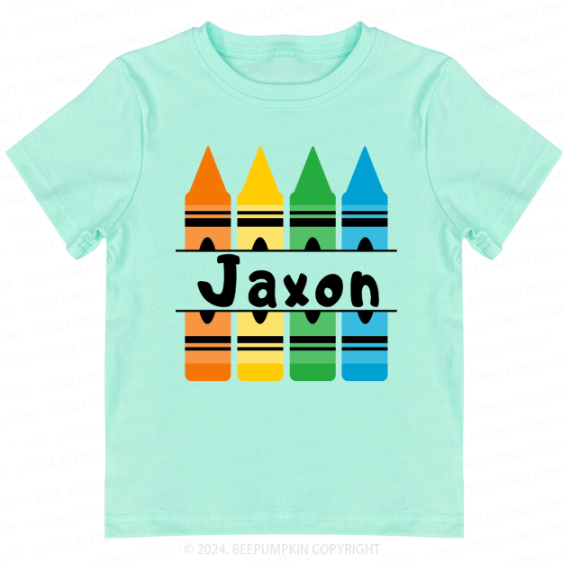 Personalized Kids Back to School Shirt 