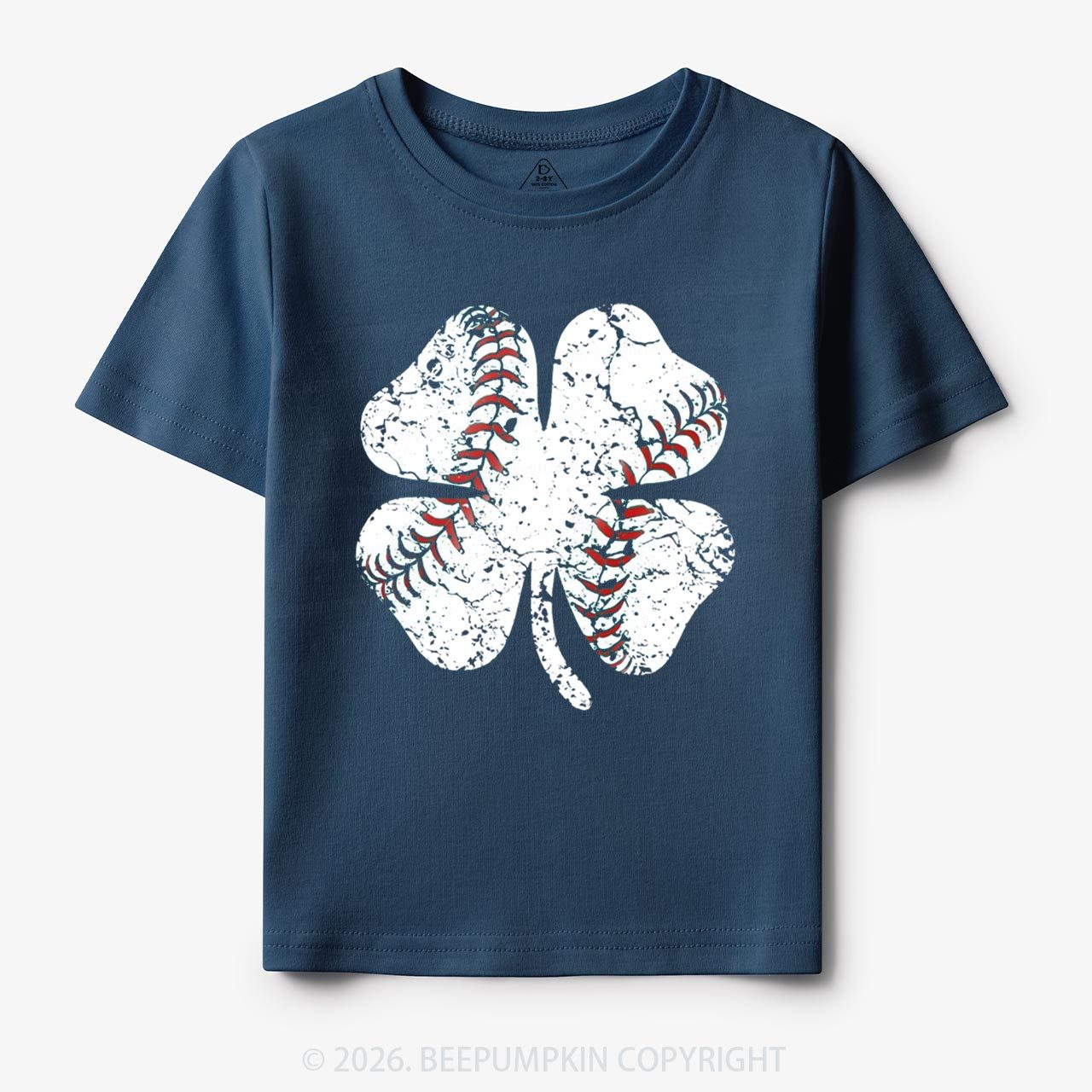 Baseball Shamrock St Patrick's Day Toddler&Kid's Tees Beepumpkin