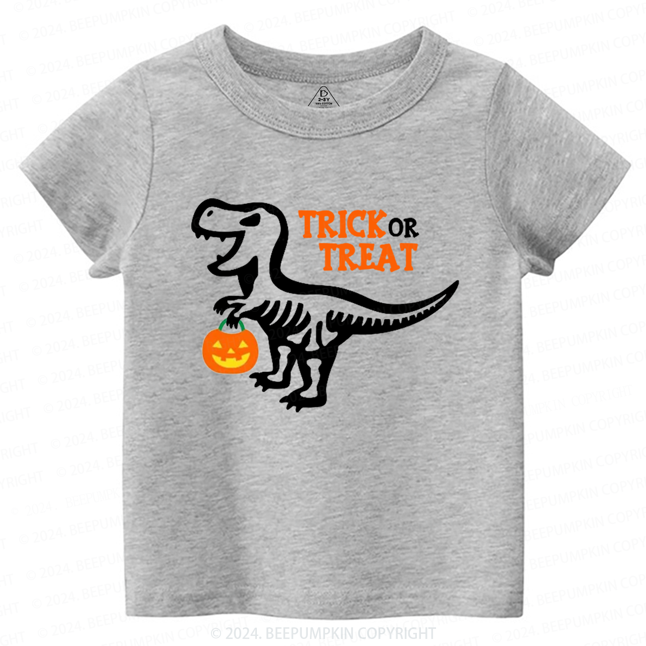 Trick or Treat Dinosaur Halloween Toddler&Kids Tees 