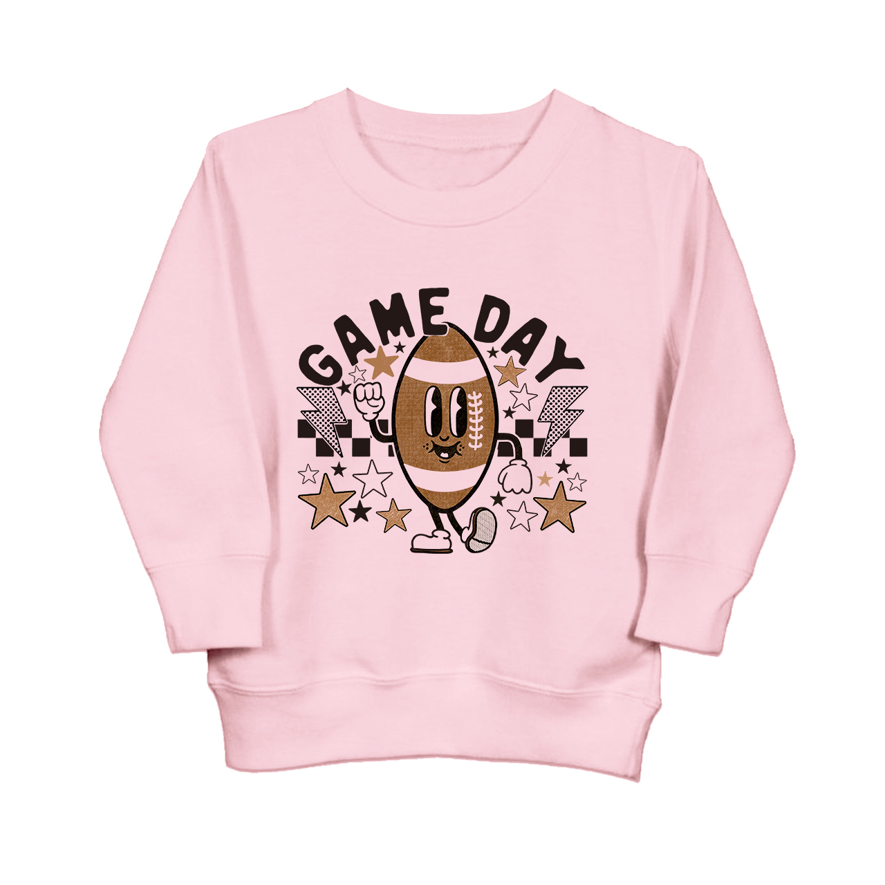 Football Game Day Kids Sweatshirt