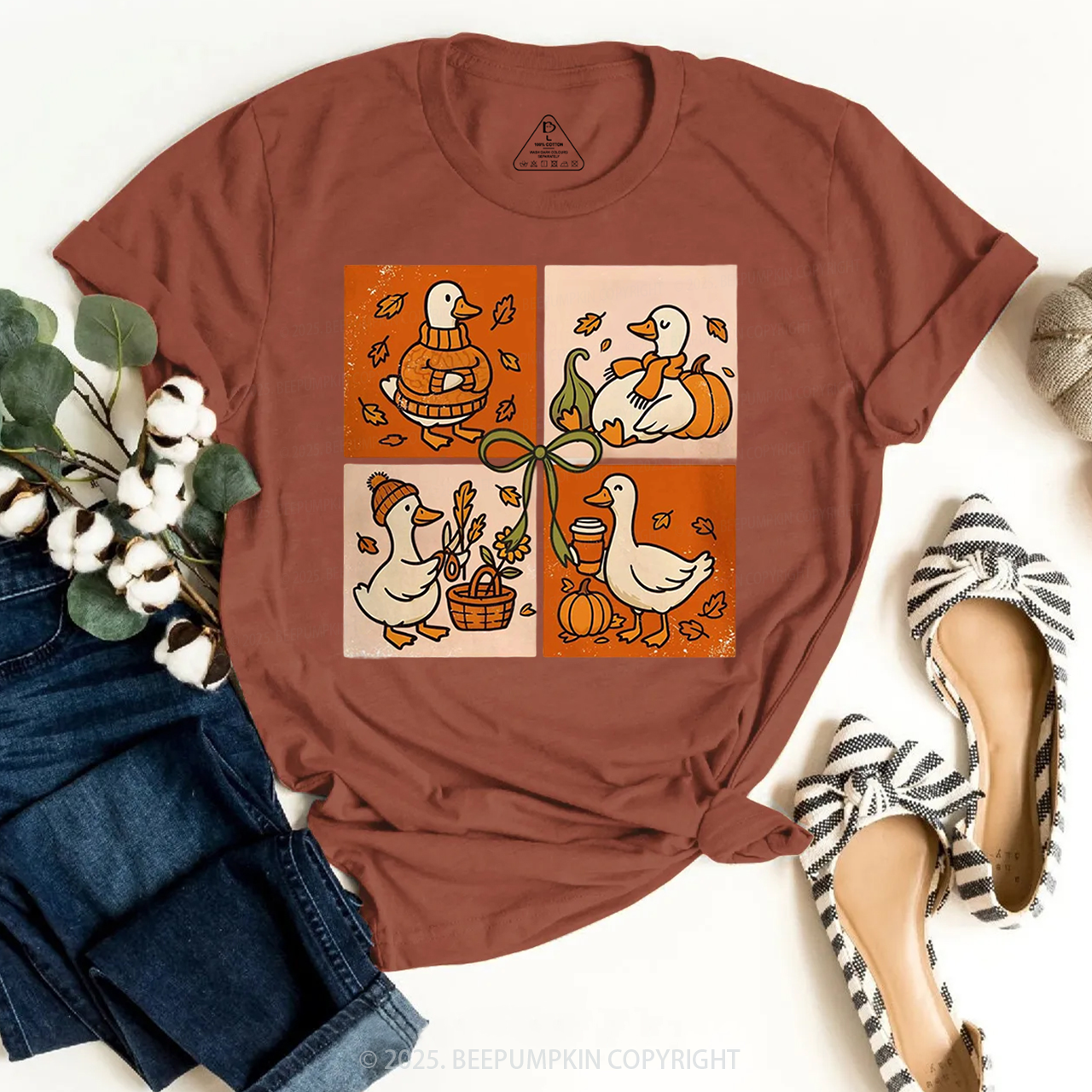 Pumpkin Latte Goose T-Shirts Beepumpkin