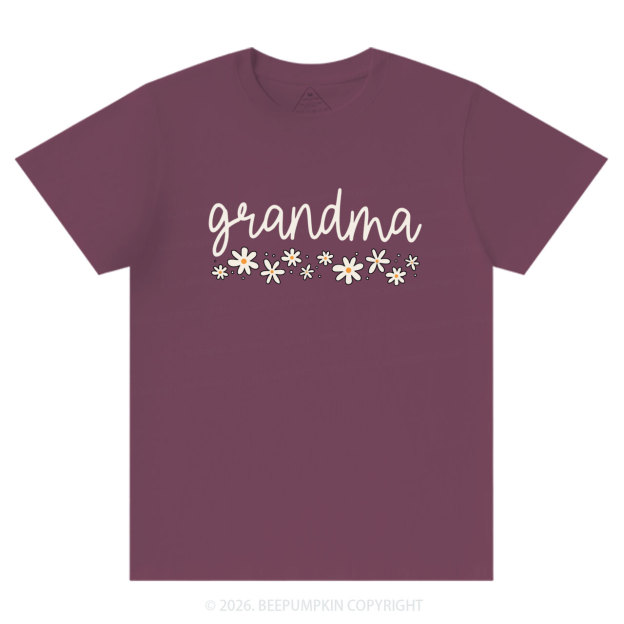 Daisy Floral Grandma T-Shirts