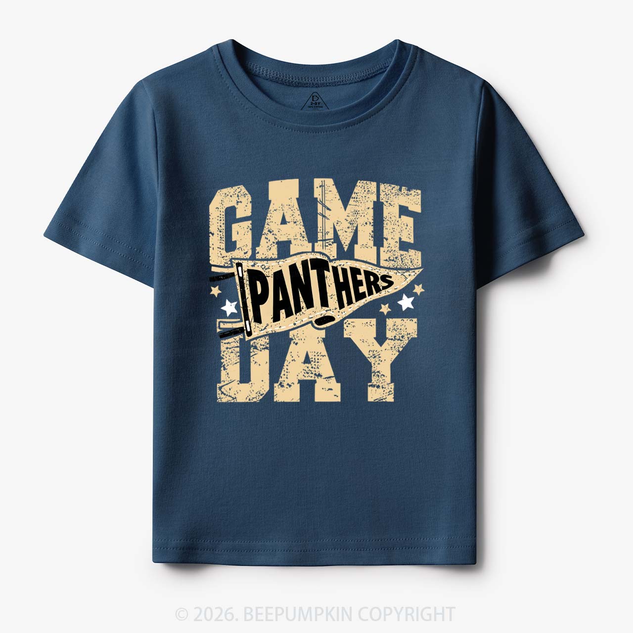 Personalized School Mascot Game Day Retro Toddler&Kid's Tees