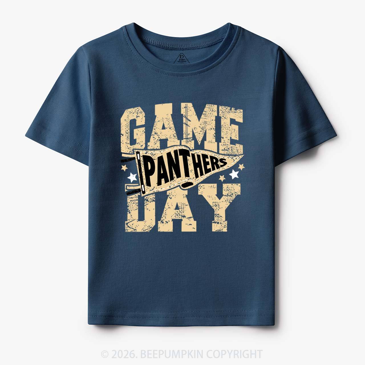 Personalized School Mascot Game Day Retro Toddler&Kid's Tees