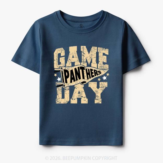 Personalized School Mascot Game Day Retro Toddler&Kid's Tees